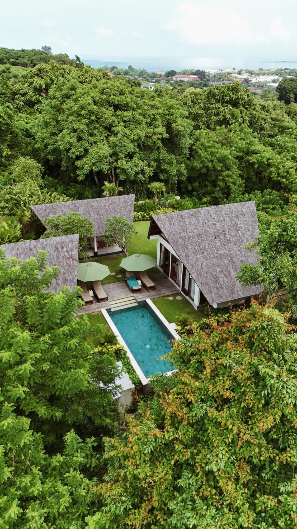 Arpana Luxury Private Pool Villas ジンバラン エクステリア 写真
